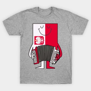 Polska Accordion Flag T-Shirt